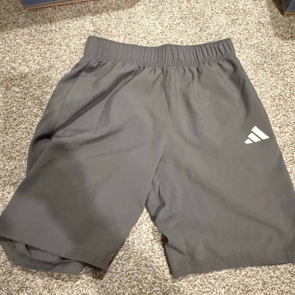 Adidas Men's Dark Gray Athletic Shorts